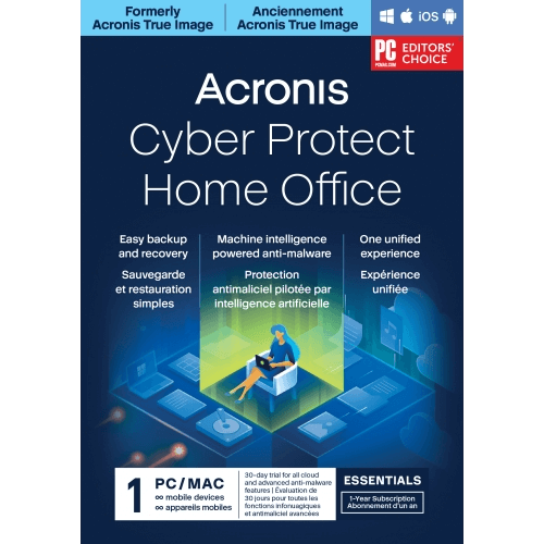 Acronis Cyber Protect Home Office Essentials - 1-Year / 1-Device