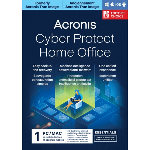 Acronis Cyber Protect Home Office Essentials - 1-Year / 1-Device