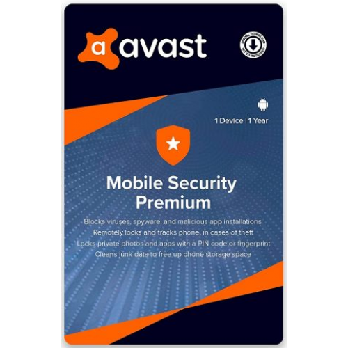 Avast Mobile Security Premium for Android - 1-Year / 1-Device