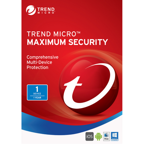 Trend Micro Maximum Security (2023) - 1-Year / 1-Device