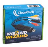 CLEARCLICK VHS TO DVD WIZARD WITH USB VIDEO