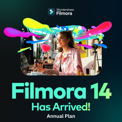 Wondershare Filmora Video Editor – Annual Plan | 5 Devices – 1 Device/OS